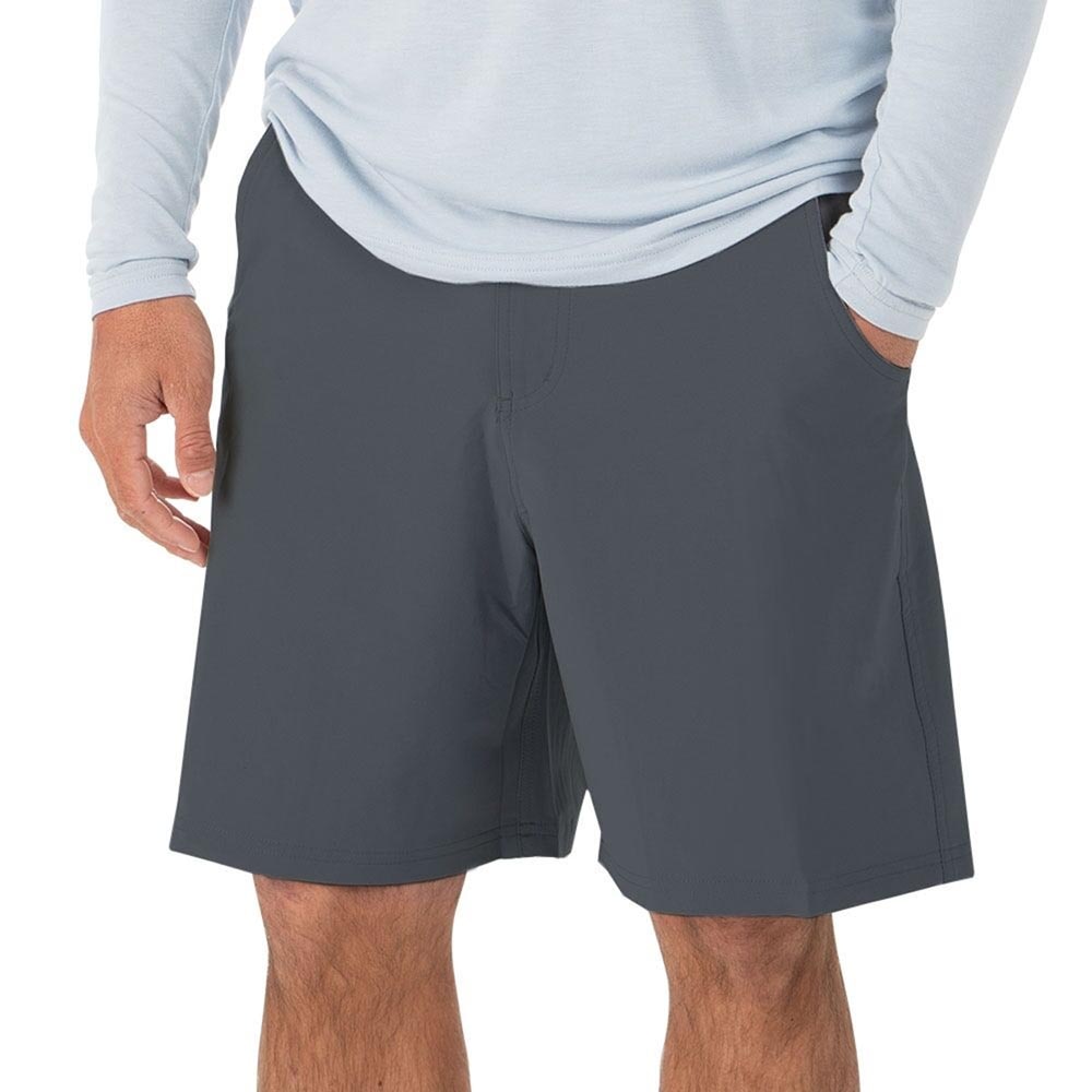 Free Fly Apparel Hybrid Shorts Men's in Blue Dusk